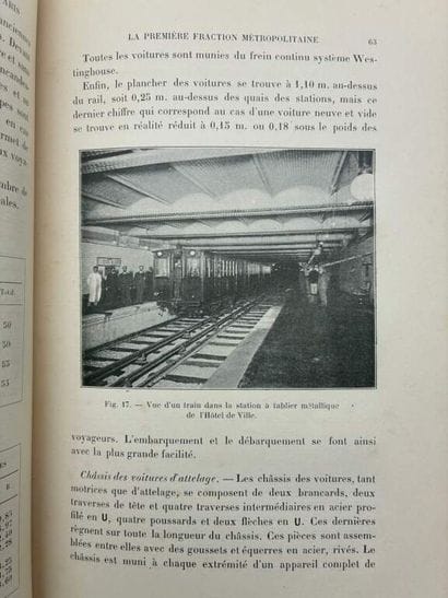 [PARIS]. HERVIEU, Jules. Le Chemin de fer...