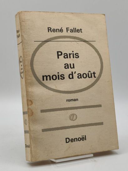 FALLET, René. Paris au mois d'août.

Édition...
