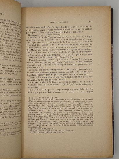 [AFRIQUE - ETHNOLOGIE]TAUXIER, Louis. Le...