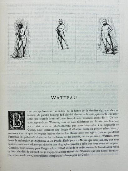 GONCOURT, Jules et Edmond de. L'Art du dix-huitième...