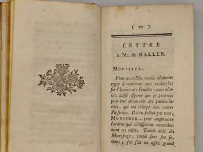 SAUSSURE, Horace Bénédict de. Observations...