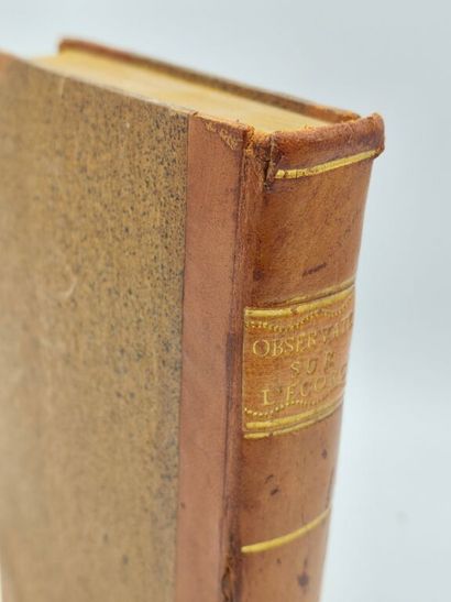 SAUSSURE, Horace Bénédict de. Observations...