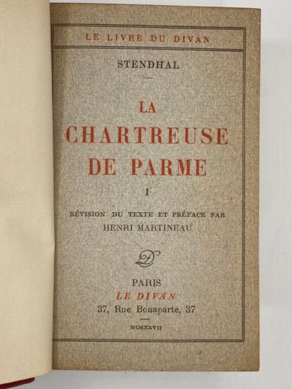 STENDHAL, Henri Beyle dit. Oeuvres complètes....