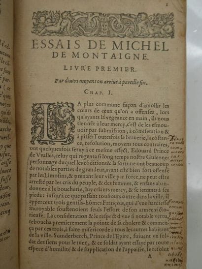 MONTAIGNE, Michel de. Les Essais de Michel...