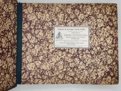 [HORSE RACING]. Handwritten and illustrated...