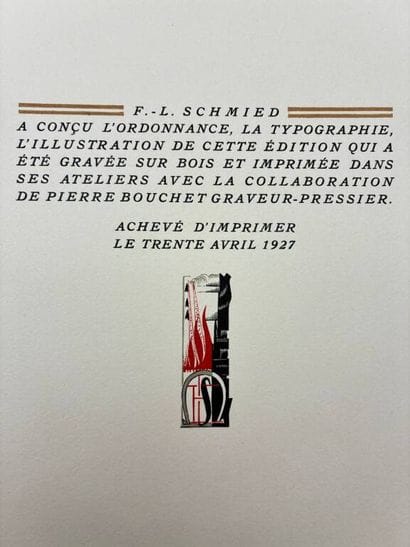 SCHMIED, François-Louis et FORT, Paul. Les...
