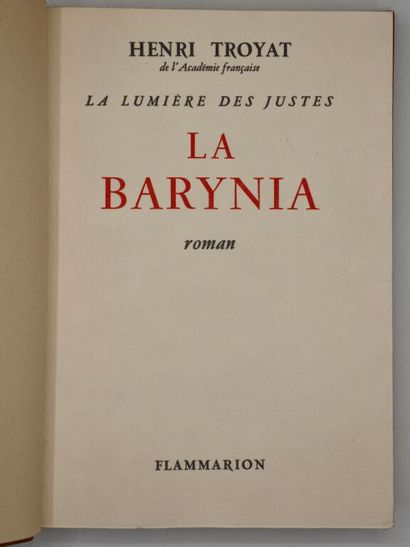 TROYAT, Henri. La Lumière des Justes : Les...