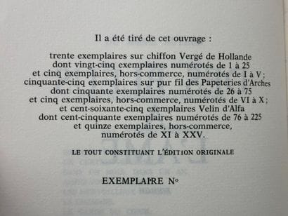 SAGAN, Françoise. Des bleus à l'âme.

Édition...