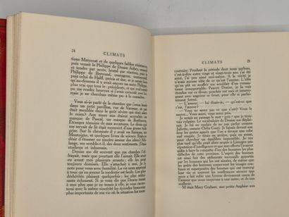 MAUROIS, André. Climats.

L'exemplaire du...