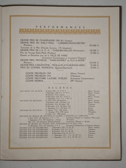 [AÉRONAUTIQUE]. Biplans et monoplans Henry...