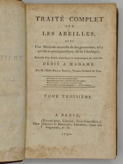 ROCCA, Abbé della. Traité complet sur les...