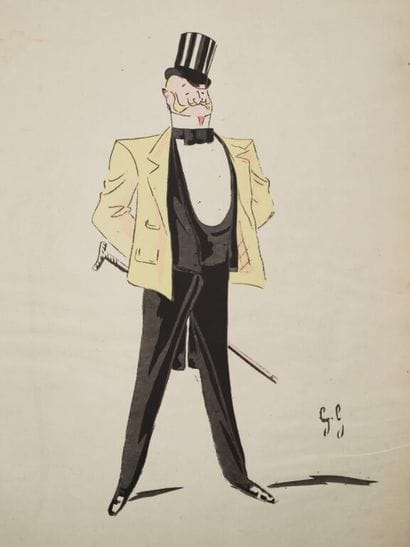 SEM, Georges Goursat dit. Album et deux affiches....