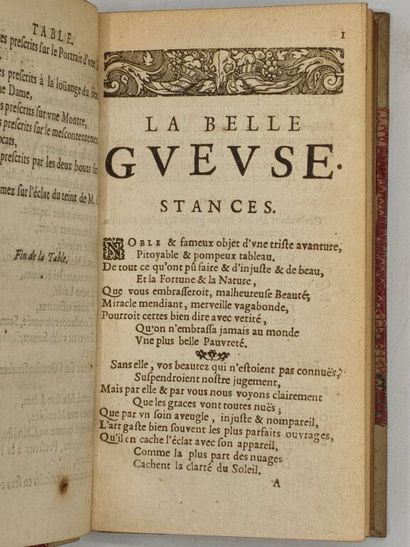 [POÉSIE GALANTE]. Recueil de poësies de divers...