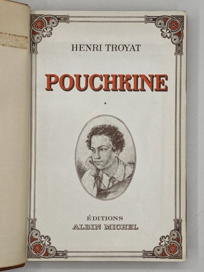 TROYAT, Henri. Pouchkine.

Bel exemplaire...