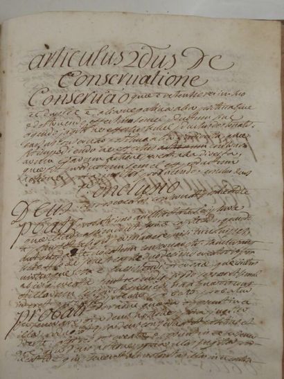 [MANUSCRIPT - BRITTANY] GAULTIER, Johannes....