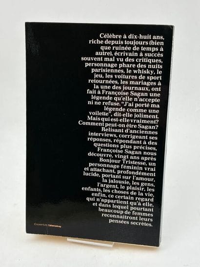 SAGAN, Françoise. Réponses.1954-1974.

Bel...