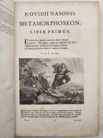 OVIDE. Les Métamorphoses d'Ovide, en latin,...