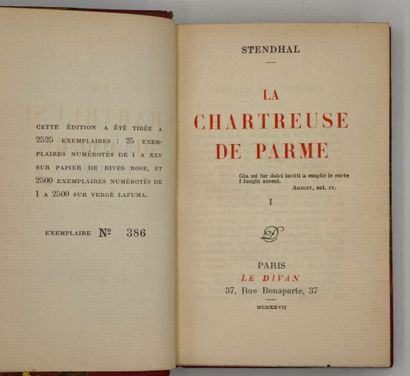 STENDHAL, Henri Beyle dit. Oeuvres complètes....