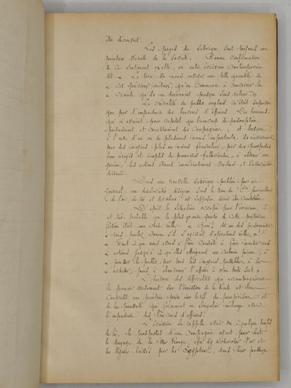 [MANUSCRIPT - FINANCE] FRANCIS, John. History...
