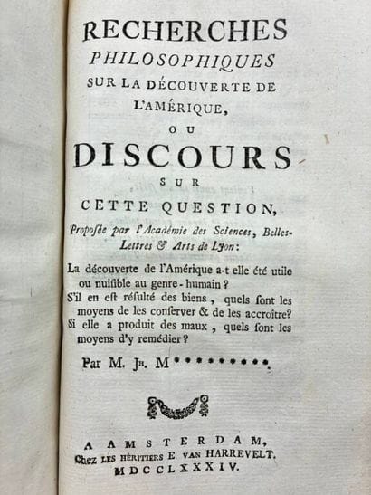 [ETATS-UNIS - MANDRILLON, Joseph]. Le Spectateur...