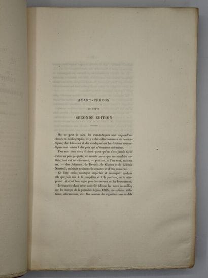 [BIBLIOPHILIE] ASSELINEAU, Charles. Bibliographie...