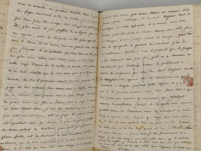 [MANUSCRIPT - NAPOLEON] GAUVILLE, Adolphe...
