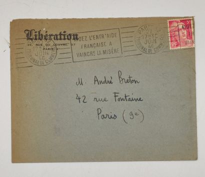FALLET, René. Lettre autographe signée adressée...
