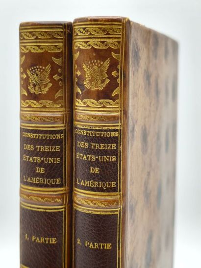 [ETATS-UNIS - FRANKLIN, Benjamin et LA ROCHEFOUCAULD,...