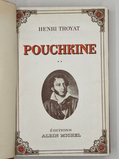 TROYAT, Henri. Pouchkine.

Bel exemplaire...