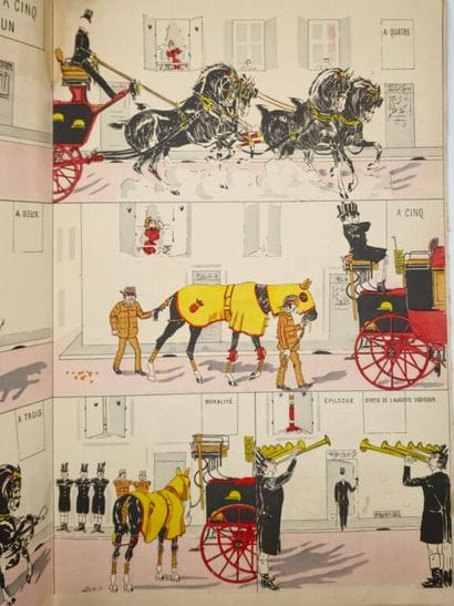 SEM, Georges Goursat dit. Album et deux affiches....