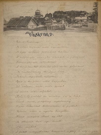 [MANUSCRIPT - HUNGARIAN AVANT-GARDE] BODZASY,...