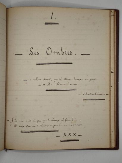 [MANUSCRIPT - CRIMEAN WAR] MÈZIÈRES, J. de....