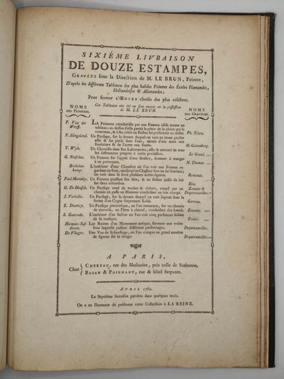 LEBRUN, Jean-Baptiste-Pierre. Gallery of...