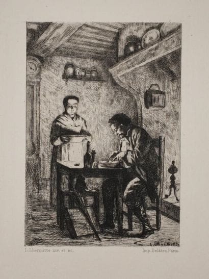 HENRIET, Frédéric. Le Paysagiste aux champs....