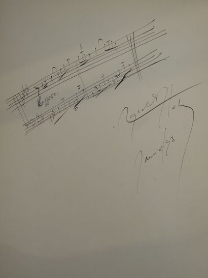 [MUSIQUE] HAHN, Reynaldo et MONTÉGUT, Louis....