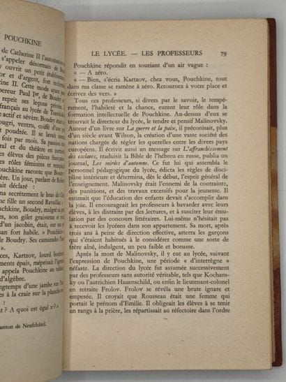 TROYAT, Henri. Pouchkine.

Bel exemplaire...