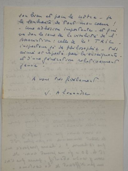ALAIN, Émile-Auguste Chartier dit. Quatre-vingt-un...