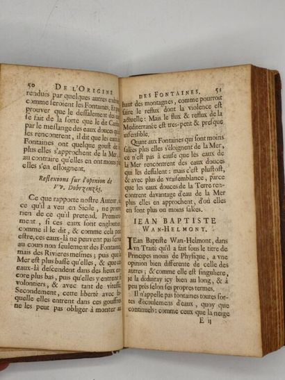 [PERRAULT, Pierre]. De l'origine des fontaines.

Édition...