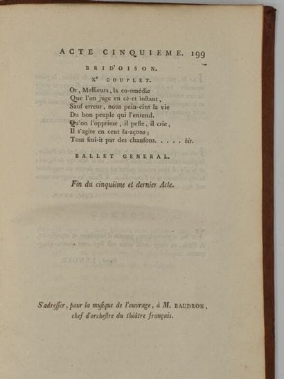 BEAUMARCHAIS, Pierre-Augustin Caron de. La...