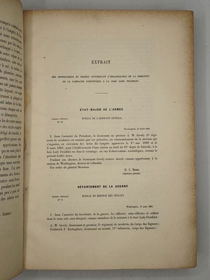 [ARCTIQUE]GREELY, Adolphus W. Dans les glaces...
