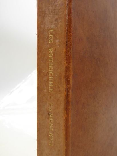[PAMPHLETS - ROTHSCHILD]. Important dossier...