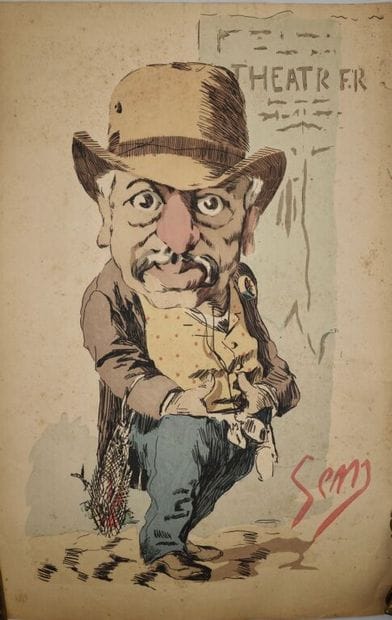 SEM, Georges Goursat dit. Album et deux affiches....