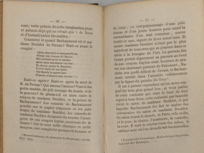 GONCOURT, Edmond et Jules. Portraits intimes...