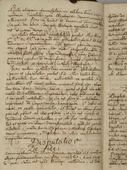 [MANUSCRIPT - TOULOUSE, THEOLOGY]. *Tractatus...