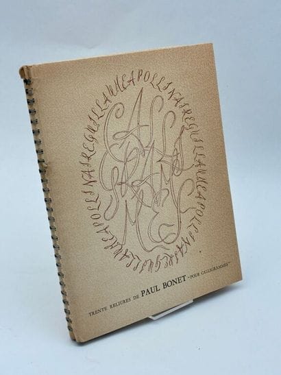[BIBLIOPHILIE - BONET]. Recueil des reliures...
