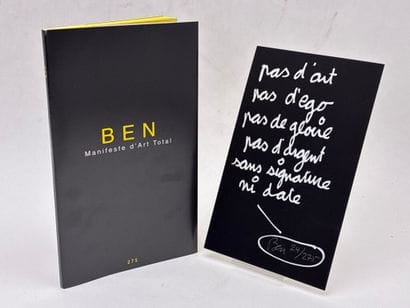 BEN. Manifeste d'Art Total.

Première édition...