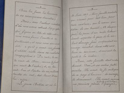 [MANUSCRIPT - ANJOU]. A biographical sketch...