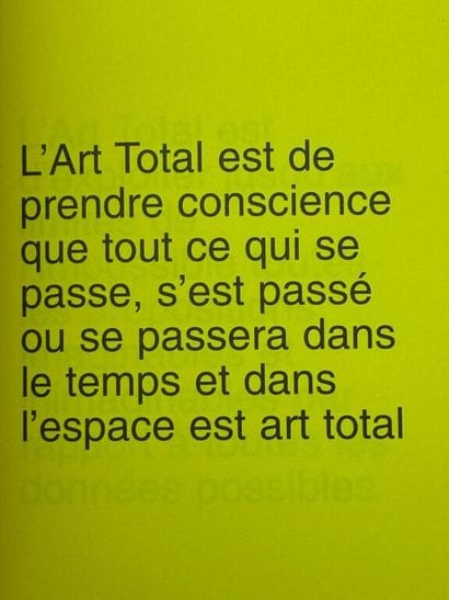 BEN. Manifeste d'Art Total.

Première édition...