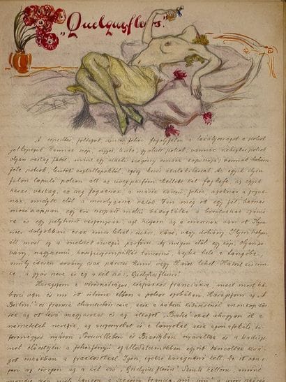 [MANUSCRIPT - HUNGARIAN AVANT-GARDE] BODZASY,...