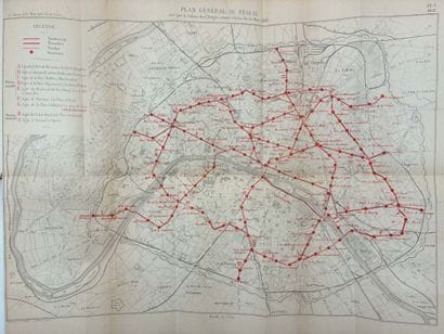 [PARIS]. HERVIEU, Jules. Le Chemin de fer...
